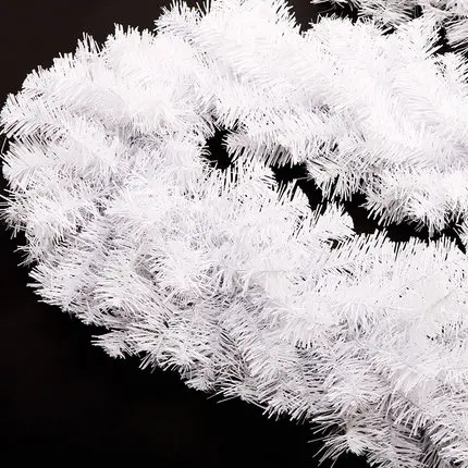 Рождественская гирлянда 2 7 м рождественские украшения из белого ротанга для