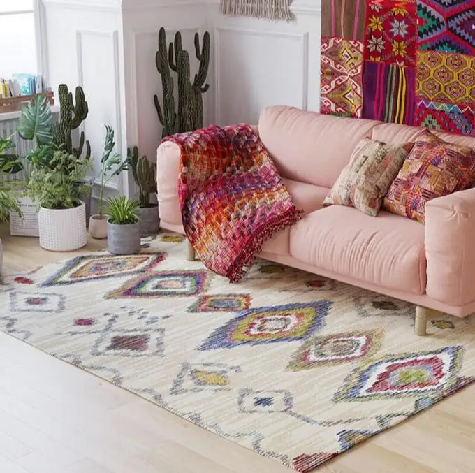 120X160cm винтажный художественный этнический русский стиль ковер килим Lving комната