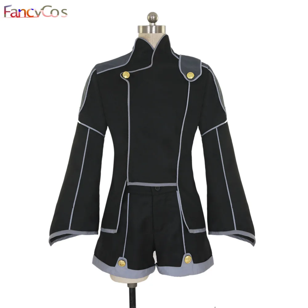 

Halloween Code Geass Lelouch of the Rebellion The Black Knights Uniform Cosplay Costumes Adult Costume Movie High Quality custom