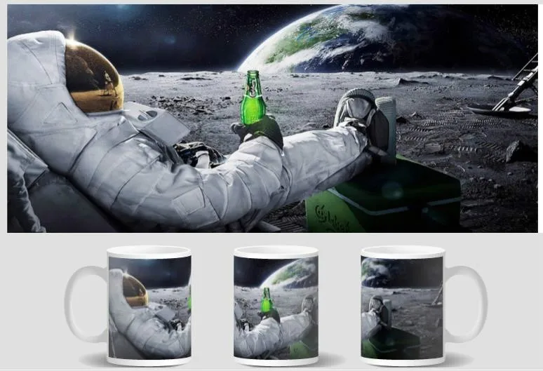 Пивные кружки On Space керамические художественные виски вино пиво молоко чай