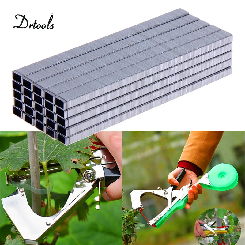 

Wholesale 10000pcs Tapetool Staple Pin Tapener Tree Binder Nail Plant Branch Trunk Connect Bind Stem Tying Tool 10pcs-pack GT031