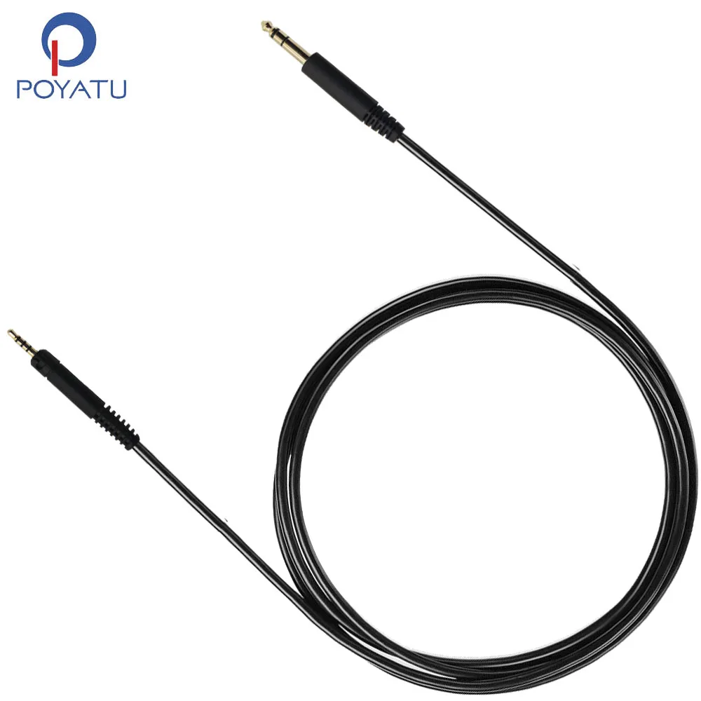 Сменный кабель для наушников POYATU 1/4 дюйма 6 35 мм до 2 5 Sennheiser HD569 HD579 HD559 HD 599 шнур 10