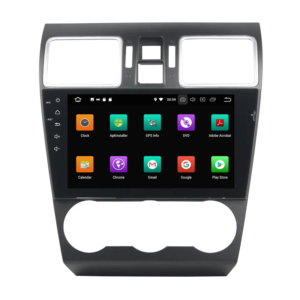 Автомобильный DVD плеер Aotsr Android 8 0 7 1 С GPS навигацией для Subaru WRX 2016 2017 мультимедийный