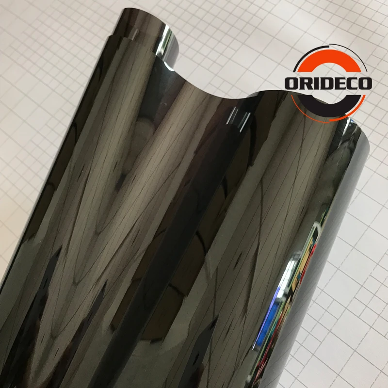 Темная черная Тонировочная пленка для окон автомобиля 50 см x 300 VLT 5% рулон 1 слой