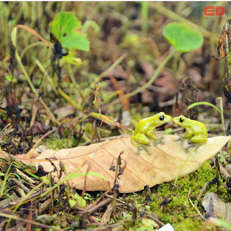 Коллекция на каждый день микро мини животные садовая Статуэтка фигурки лягушка