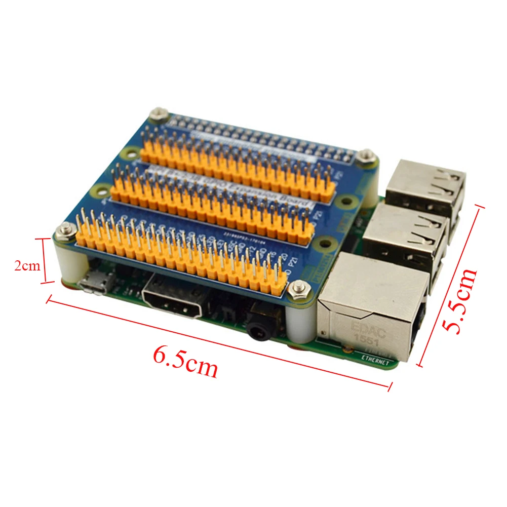 Прочный практичный Профессиональный для Raspberry Pi 3 плата расширения с винтами GPIO Замена компонентов аксессуары для хранения