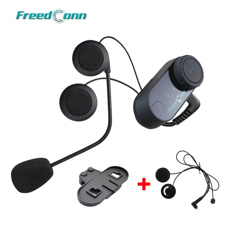 Оригинальный FreedConn T COMVB Bluetooth гарнитура для мотоциклетного шлема + Экстра Мягкий