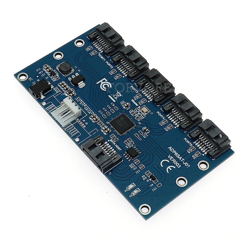 Адаптер карты SATA 1 до 5 порт конвертер (разветвитель порта SATA) Riser концентратор
