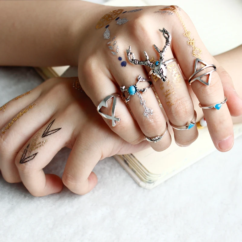 Стрелка 7 частей кольцо козьей голова лося Комплект Треугольники стрелки