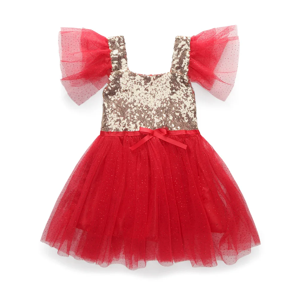 Новое модное стильное платье для девочек на весну-лето дизайнерское принцессы из