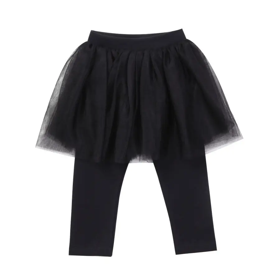 Новинка 2018 года брендовая Милая юбка для маленьких девочек с кружевом фатиновые