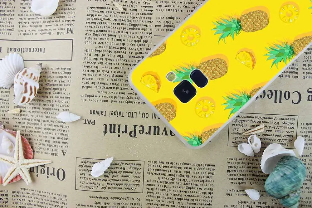 Ананас Мягкая обложка чехол для телефона для samsung Galaxy A50 A10 A20 A30 A40 A60 A70 A6 A8 плюс A7 A9 A3 A5 A90