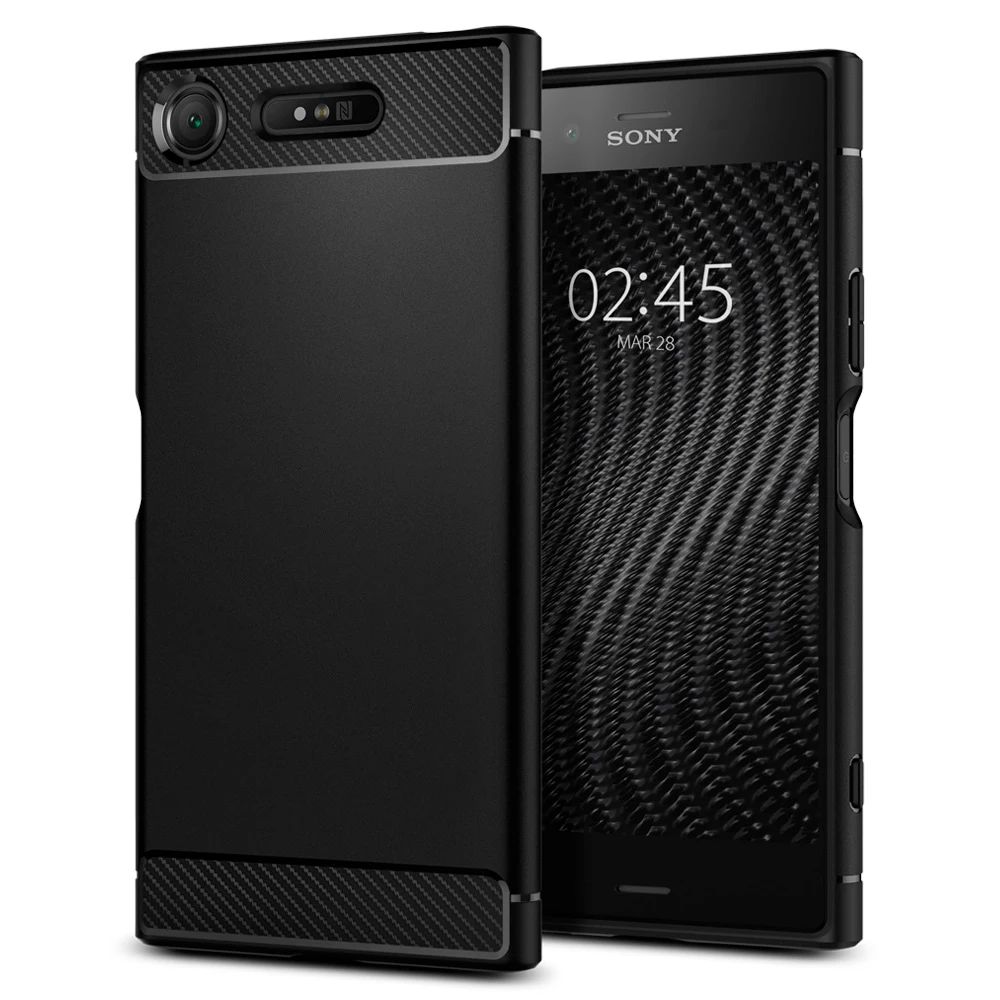 100% Original Rugged Armor Case for Sony Xperia XZ1 Phone Cases Black G11CS22411 |