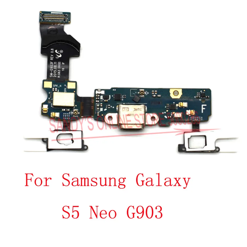 10 шт. usb-порт для зарядки док-станция разъем гибкий кабель Samsung Galaxy S5 Neo S5neo G903 G903F