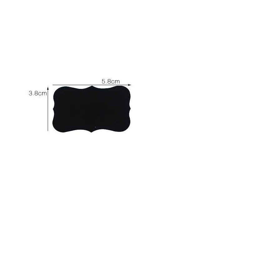

40pcs/lot Blank Black Special Shaped Stickers Two Choices Baking Seal Sticker DIY Gift Product Sealing Label Sticker Good Price