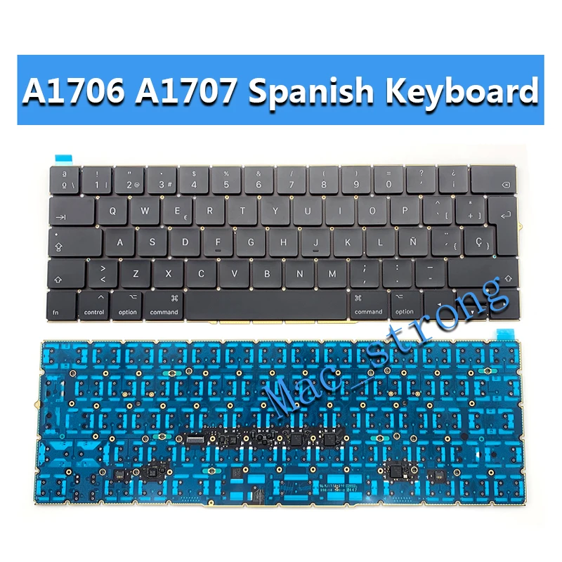 Клавиатура новая A1708 для Macbook Pro 13 дюймов клавиатура с испанской раскладкой A1706 A1707