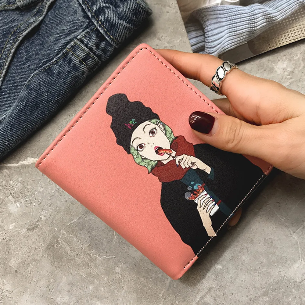 Xiniu женский модный короткий кошелек с героями мультфильмов для монет cartera mujer peque a