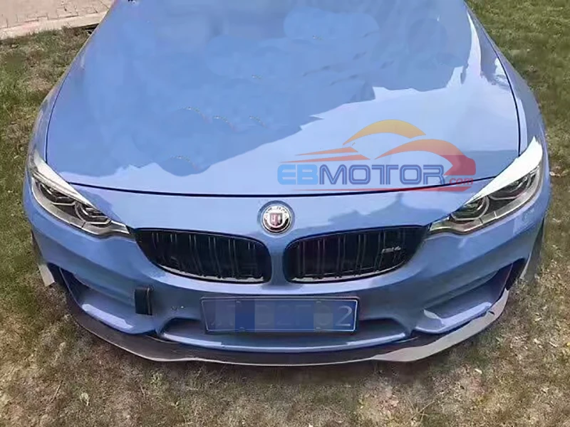 PS Стиль Настоящее углеродное волокно передний спойлер для BMW F80 M3 F82 M4 2014UP B451 |