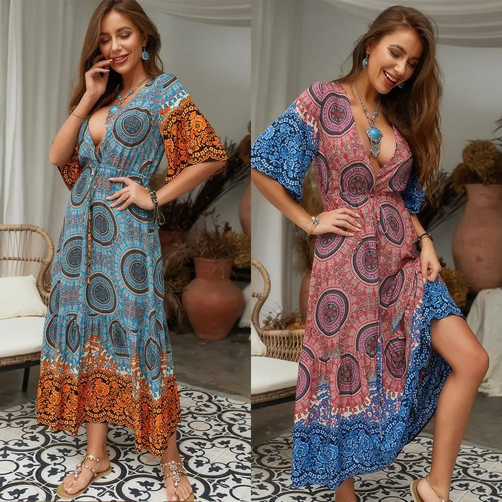 2019 Новое сексуальное платье без рукавов модные по щиколотку летние пляжные