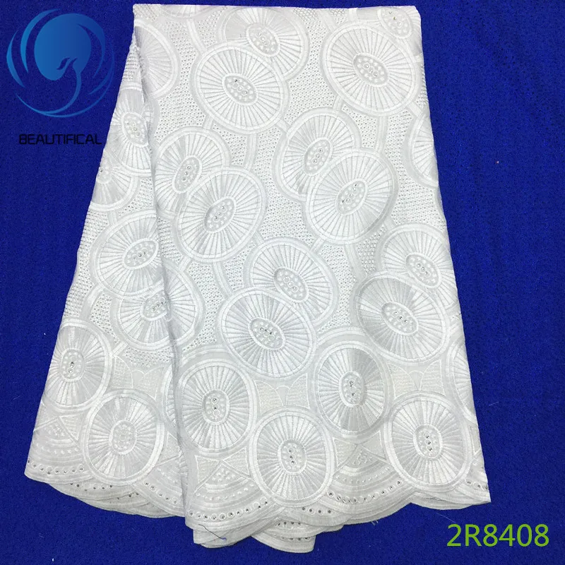 BEAUTIFICAL swiss voile lace in switzerland high quality laces cotton fabric 5yards for women 2R84 | Дом и сад