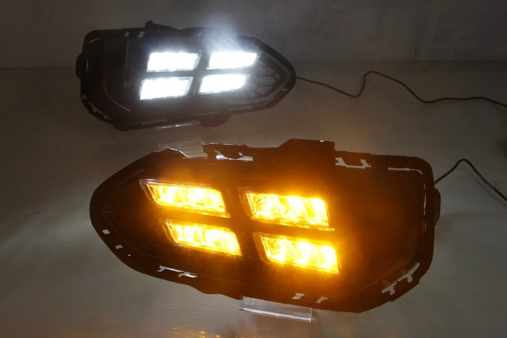 2018 Newest product High quality led Daytime running light For Honda jazz/fit fog lamp |