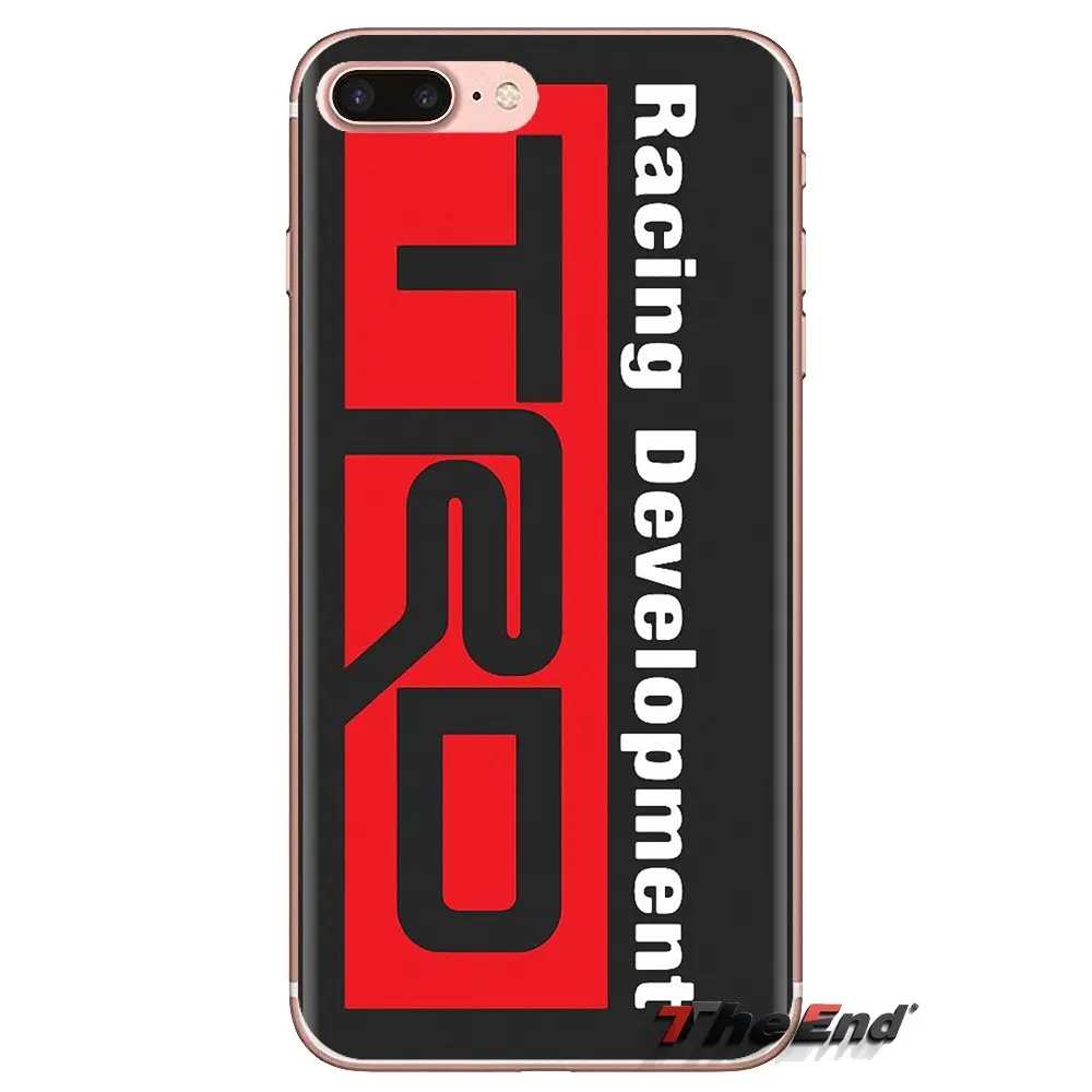 Transparent Soft Shell Covers Car Logo TRD Toyota Racing For iPod Touch Apple iPhone 4 4S 5 5S SE 5C 6 6S 7 8 X XR XS Plus MAX |