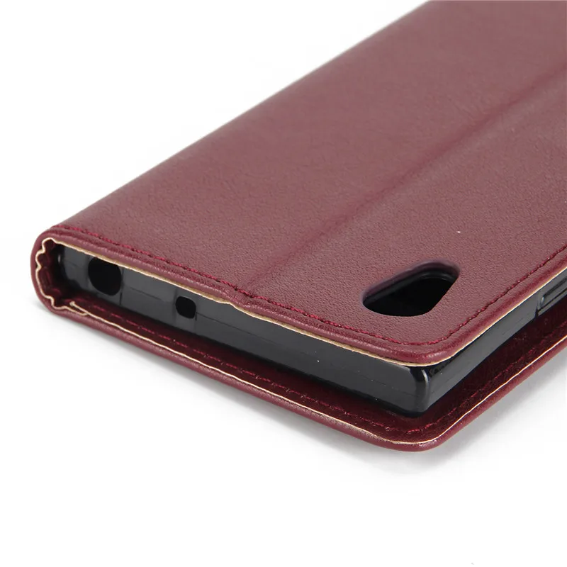 Кожаный флип-чехол Etui для sony xperia XA1 Plus XA2 Ultra E xperia L2 XZ Premium XZ 2 XZ2 компактный Роскошный чехол-кошелек