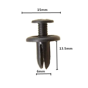 400 шт. пластиковые зажимы для крыльев автомобильных дверей 6 мм|plastic rivets retainer