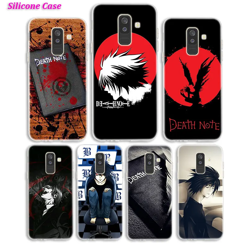 Силиконовый чехол для телефона аниме Death Note Samsung Galaxy A8S A6S A9 A8 Star A7 A6 A5 A3 Plus 2018 2017 2016