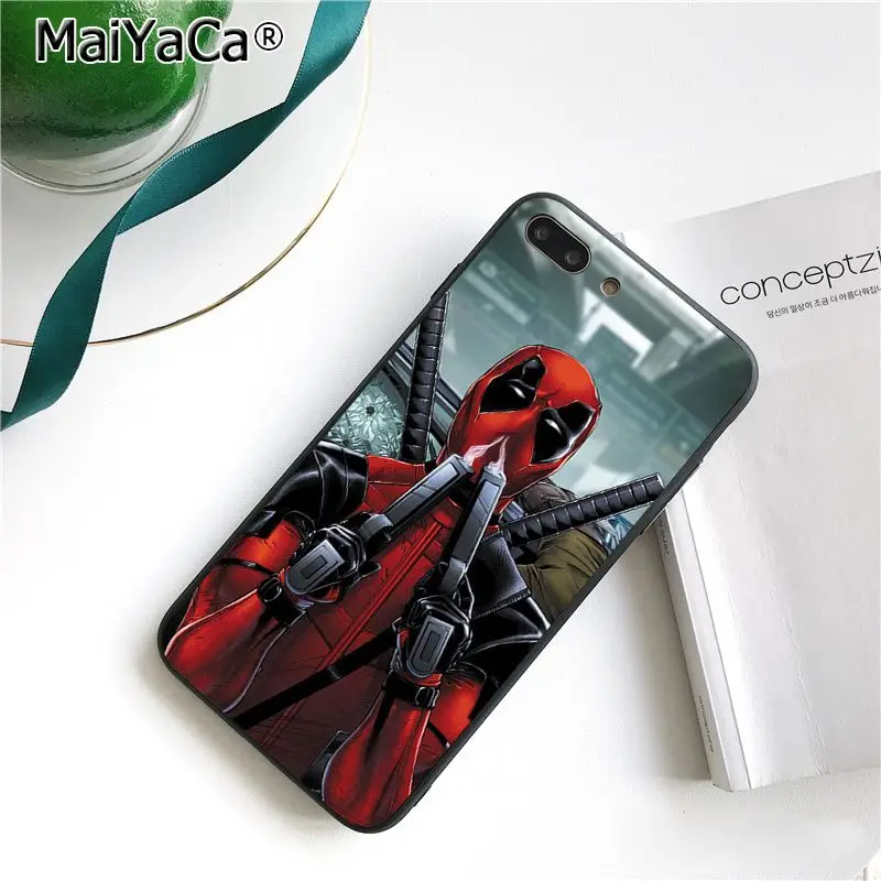 A2 MaiYaCa классный Дэдпул из Вселенной Марвел чехол для телефона iphone 11 Pro 11Pro Max 8 7 6S Plus X XS MAX 5 5S SE XR - Цвет: A2