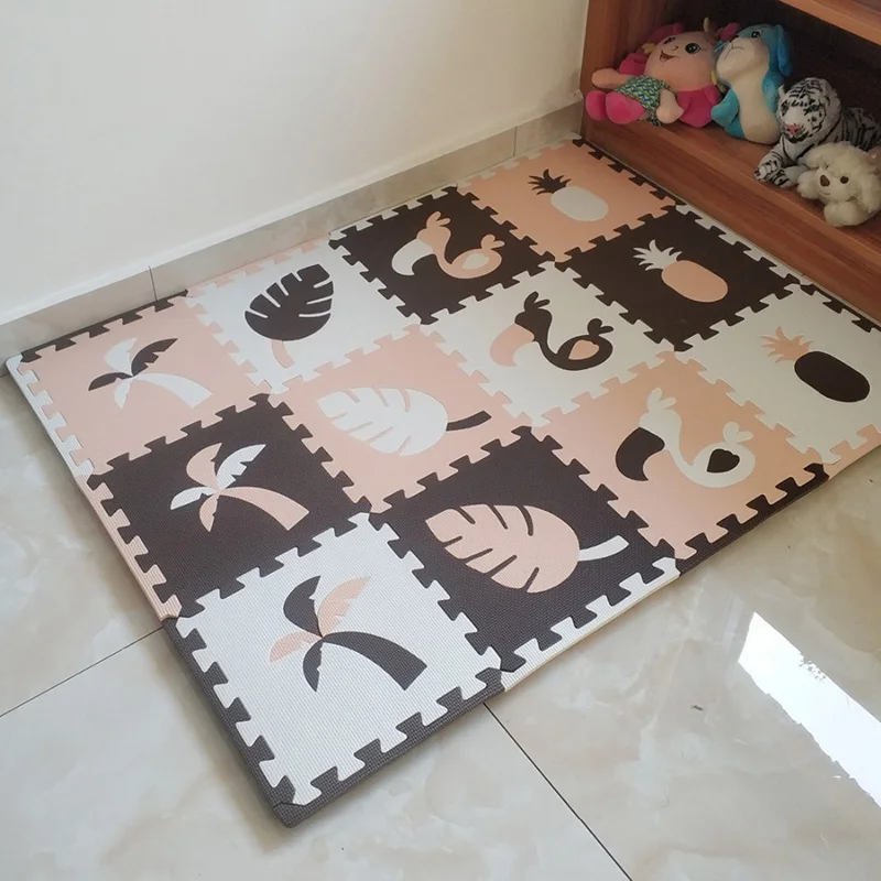 JCC 8/24pcs Toucan Style Baby EVA Foam Puzzle Play Mat /kids Rugs Carpet Interlocking for Children Tiles 30*30*1cm |