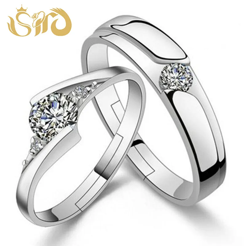 2018 горячая Распродажа серебряные кольца для мужчин и женщин модные обручальные