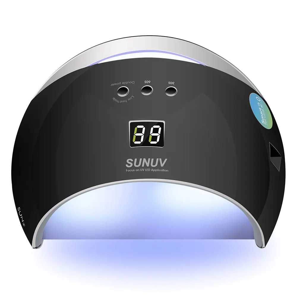 Sun6 sunuv 48 Вт черный гель сушилка для польский Гвозди двойной УФ свет сушки ногтей