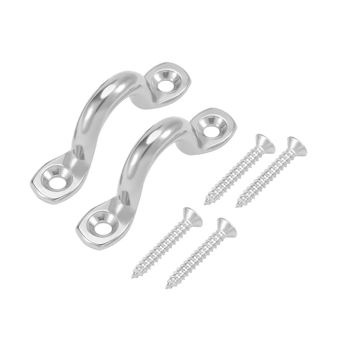 Wholesales item 304 Stainless Steel 10mm Thick Humpback Shape Fixed handle 2pcs | Строительство и ремонт