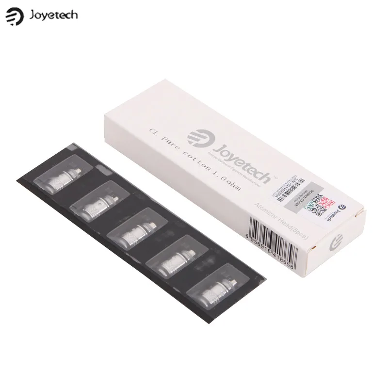 5 шт./лот Оригинал Joyetech CL Чистый хлопок головка 0.5ohm 1.0ohm катушка для eGo ONE V2/eGo Mega V2