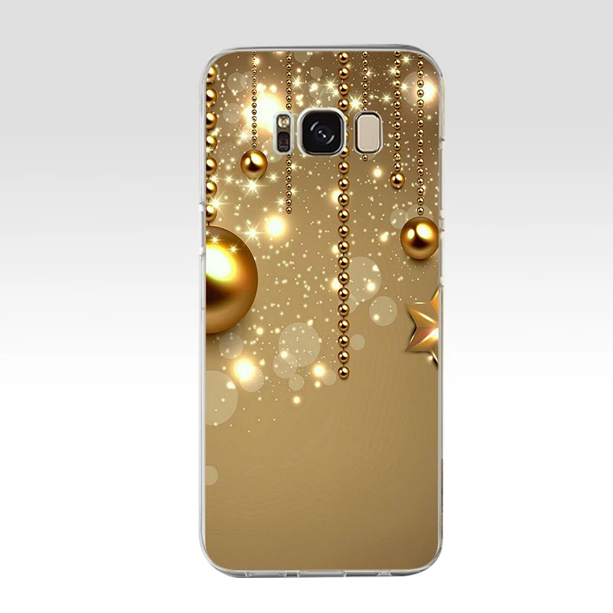 13 145 Z счастливый Рождественский из ТПУ Мягкий силиконовый чехол для samsung Galaxy s6 s7 edge S9 S8 S10 Plus чехол для телефона Capa Capinha - Цвет: 13