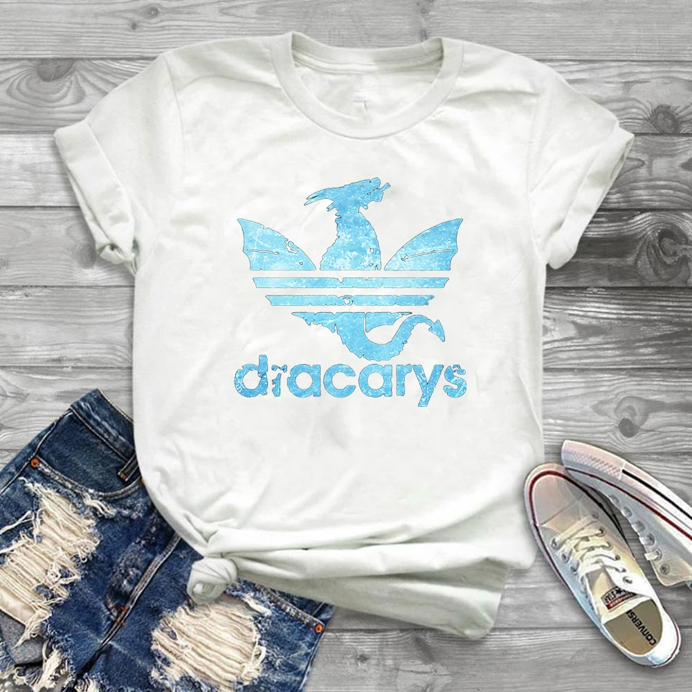 Dracarys футболка для женщин Игра престолов Летняя мама дракона Harajuku Camisetas футболки