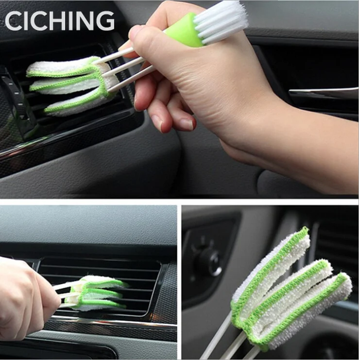Новый автомобильный Стайлинг Кондиционер щётка для вентиляционных штор чистый