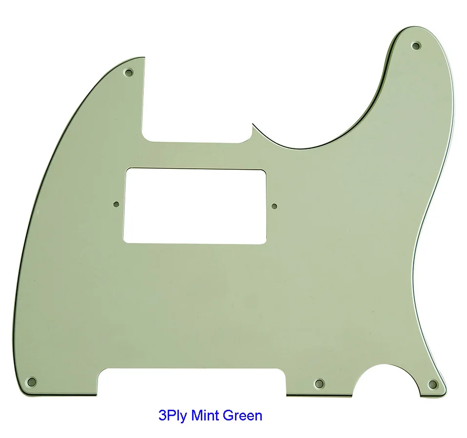 3Ply Mint Green Pleroo гитары Запчасти-для нас Стандартный 5 резьбовыми отверстиями 52 год Теле Telecaster с паф хамбакер гитары накладку к царапинам пластины - Цвет: 3Ply Mint Green