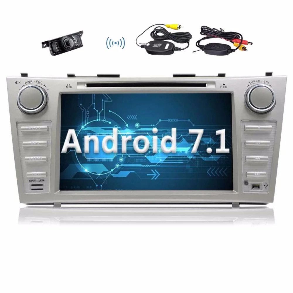 Eincar для TOYOTA Camry 8 дюймов Android 7 1 автомобильный dvd плеер gps навигация Bluetooth HD