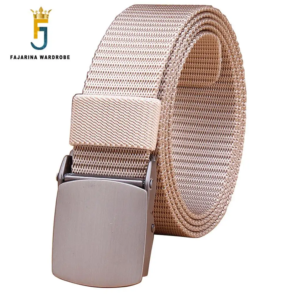Ремень тканевый унисекс с автоматической застежкой шириной 38 мм|belt for men|fashion belts
