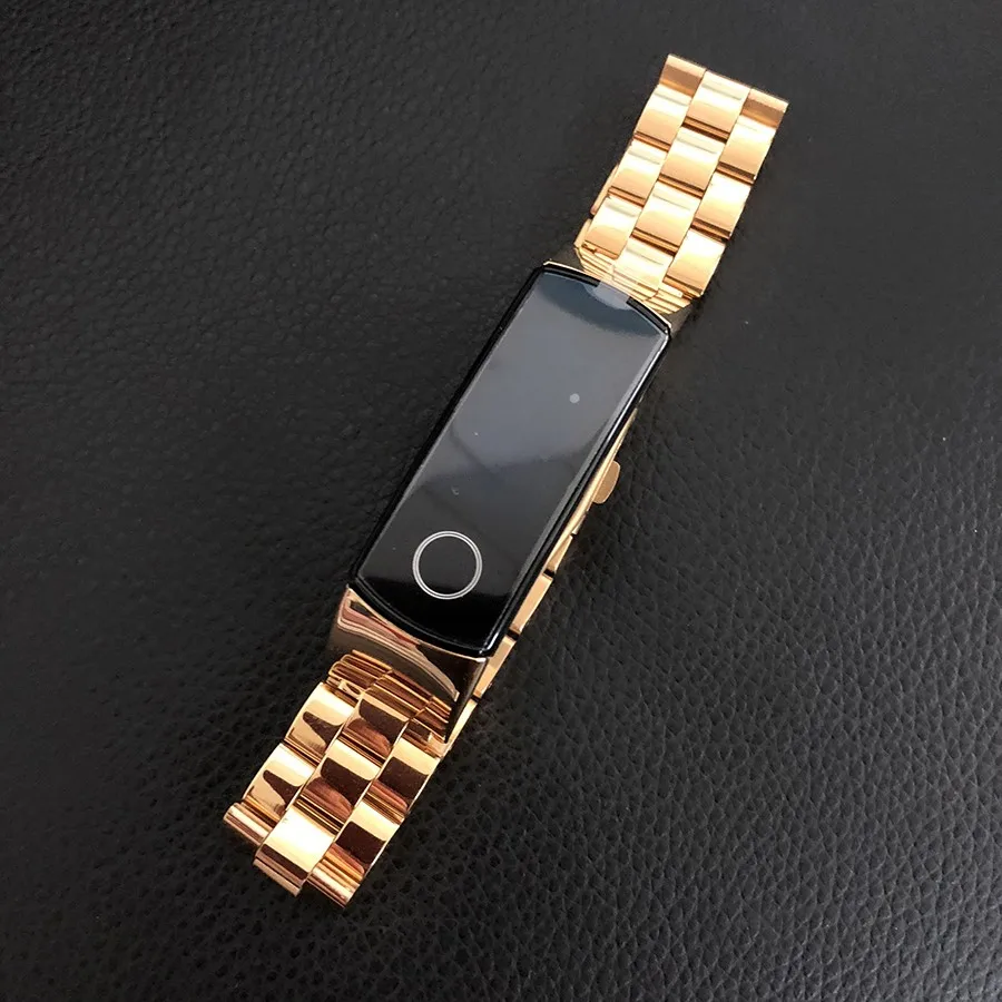 Металлический ремешок для часов Huawei Honor Band 4 5 браслет из нержавеющей стали