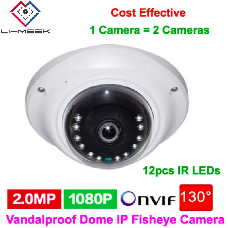 Lihmsek Mini Fisheye камера HD 2 0 мегапикселя 130 градусов ИК с ночным видением | Безопасность