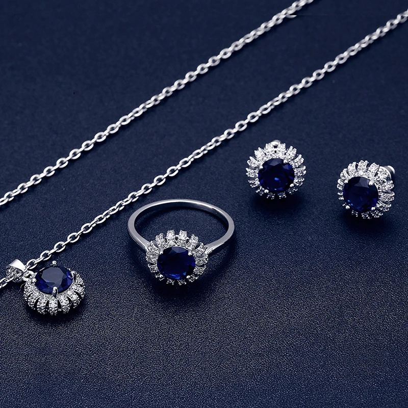 Кристалл красный/темно-синий/белый/синий/розовый роскошные женские свадебные