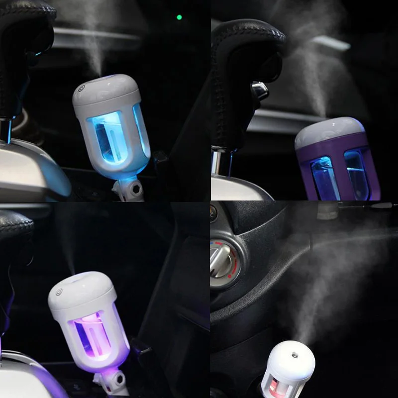 Автомобильное зарядное устройство с подсветкой увлажнитель пара и ароматерапия