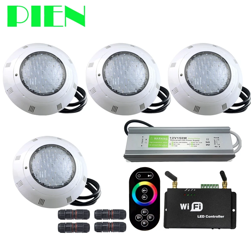 WI FI беспроводной светодиодный RGB фонари бассейн смолы fil Par56 подводный Luz Piscina IP68 12 V