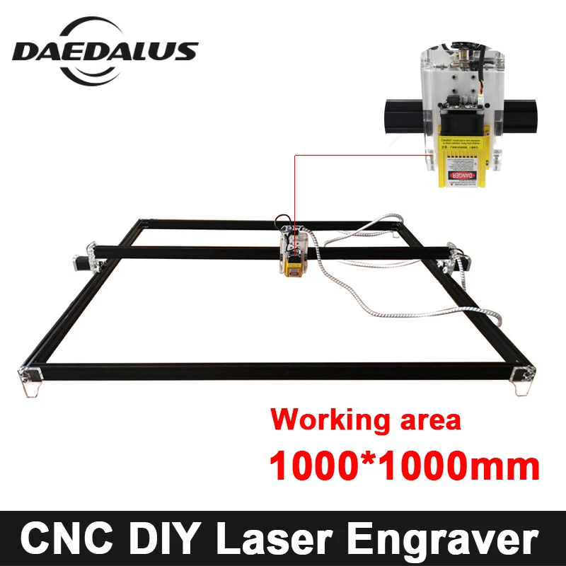 500mw/2500mw/5500mw CNC Router Laser Engraver 1m*1m Machine DIY MINI Wood For Cutting Engraving Milling Tool | Инструменты