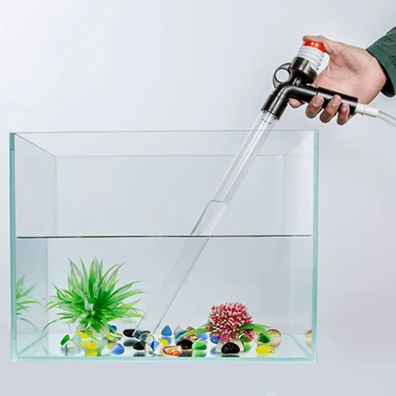 Aquarium Water Changer Manual Suction Device Sand Washing Pump Siphon Cleaning Tool | Дом и сад