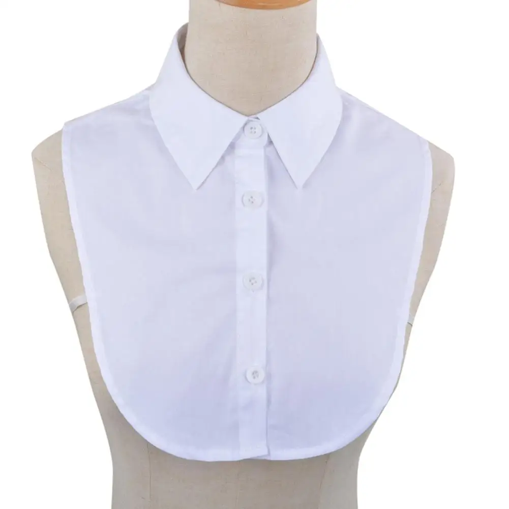 Женский съемный воротник MISSKY модный однотонный хлопковый с фальшивым воротником