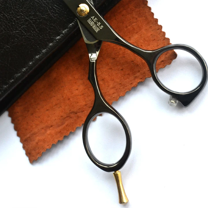 Профессиональные Титановые ножницы для стрижки волос набор ножниц черного цвета